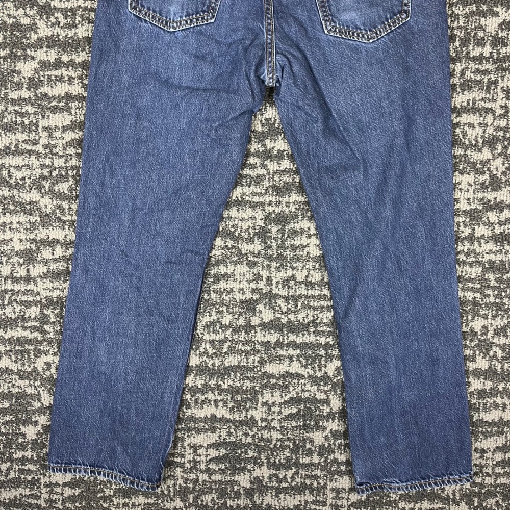 Old Navy Straight Jeans Mens 32x30 Blue Dark Wash Cotton Classic Denim Pants - Picture 11 of 12